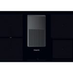 HOTPOINT PVH 92 B K 83 cm Vented Hob - Black