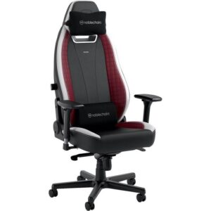 NOBLECHAIRS LEGEND Gaming Chair - Black  Red & White