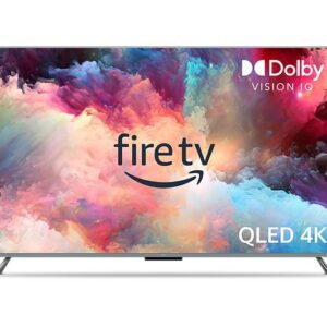 AMAZON Omni QLED Series Fire TV QL65F601U 65" Smart 4K Ultra HD HDR TV with Amazon Alexa