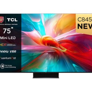TCL 75C845K 75" Smart 4K Ultra HD HDR Mini LED QLED TV with Google Assistant