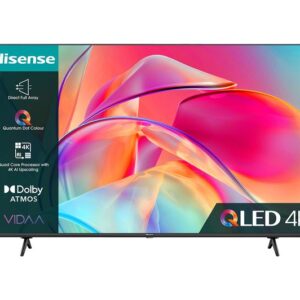 HISENSE 65E7KQTUK 65" Smart 4K Ultra HD HDR QLED TV with Amazon Alexa