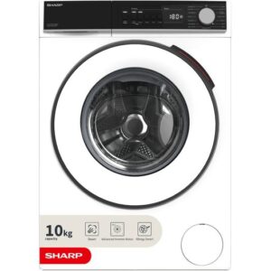 SHARP ES-NFB014DWNA-EN 10 kg 1400 Spin Washing Machine - White