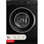 SHARP ES-NFB814BBNA-EN 8 kg 1400 Spin Washing Machine - Black