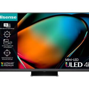 HISENSE 55U8KQTUK 55" Smart 4K Ultra HD HDR Mini-LED TV with Amazon Alexa