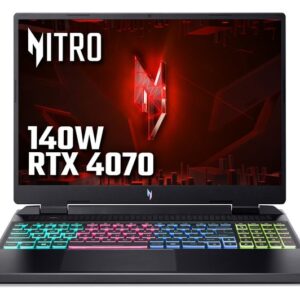 ACER Nitro 16 16" Gaming Laptop - AMD Ryzen 7  RTX 4070  1 TB SSD