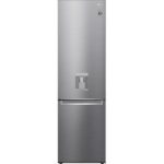 LG NatureFRESH GBF62PZGGN 70 30 Fridge Freezer - Shiny Steel