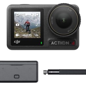 DJI Osmo Action 4 Adventure Combo 4K Ultra HD Action Camera - Black