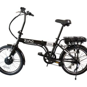 ZINC Eco Pro 20" Electric Folding Bike - Black