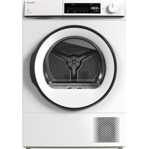 SHARP KD-NHB9S6GW3-EN 9 kg Heat Pump Tumble Dryer - White