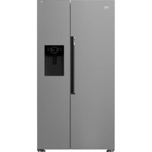 BEKO ASN642VPS American-Style Fridge Freezer - Stainless Steel