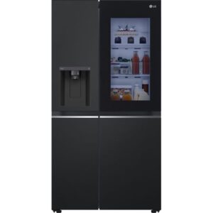 LG InstaView GSGV81EPLD American-Style Smart Fridge Freezer - Matte Black