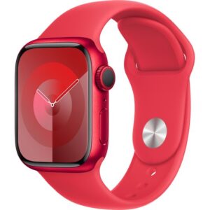 APPLE Watch Series 9 - 41 mm (PRODUCT)RED Aluminium Case with (PRODUCT)RED Sport Band  S M