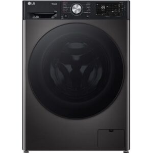 LG EZDispense F4Y711BBTA1 WiFi-enabled 11 kg 1400 Spin Washing Machine - Platinum Black