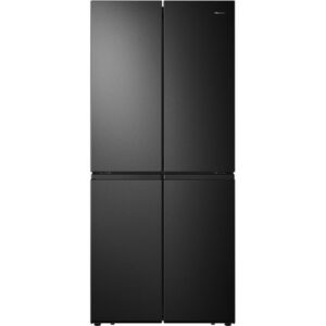 HISENSE PureFlat RQ563N4SF2 Fridge Freezer - Black Stainless Steel
