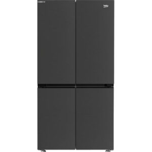 BEKO HarvestFresh GN446224VPZ Fridge Freezer - Black Steel