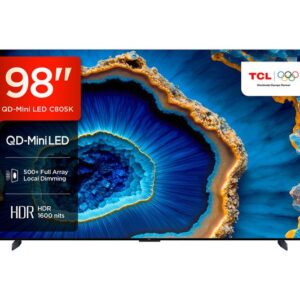 TCL 98C805K 98" Smart 4K Ultra HD HDR Mini LED QLED TV with Google Assistant