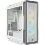 CORSAIR iCUE 5000T RGB ATX Mid-Tower PC Case - White