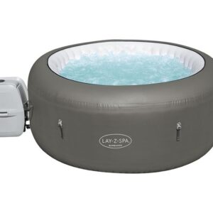 LAY-Z-SPA Barbados AirJet Smart Inflatable Hot Tub - Grey