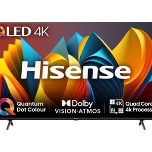 HISENSE 65E7NQTUK 65  Smart 4K Ultra HD HDR QLED TV with Amazon Alexa