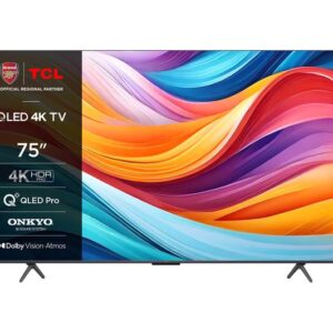 TCL 75C655K 75  Smart 4K Ultra HD HDR QLED TV with Google Assistant & Amazon Alexa